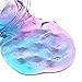 GMNP0di% Mini Squeeze Stress Relief Toys for Kids Adults Multicolor Clear Crystal Slime Stretchy Clay Stress Relieve Kids Toy Light Pink+Light Blue