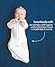 Goumikids Goumijamms Organic Smart Baby Gown, With No Scratch Mitts and Foot Pockets With Easy Diaper Change,Cream,0-3 Months