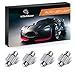 YITAMOTOR 4 Pcs 31mm 1.25 Inch 12SMD Festoon Car Map Dome LED light DE3175 3021 3022, Color Red