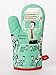 Pizza's Here Oven Mitt