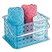 iDesign Storage Organizer Basket, for Bathroom, Health and Beauty Products - Small, Aqua