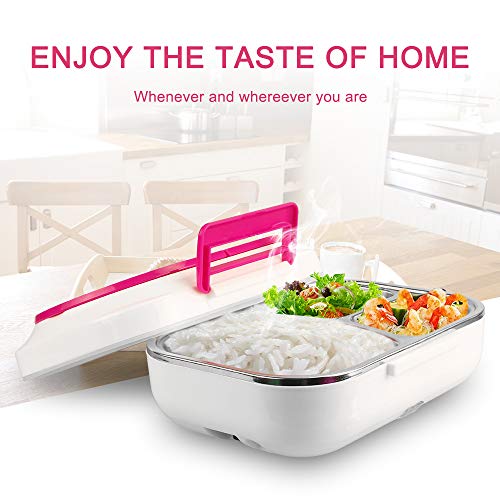 LUCKSTAR Electric Heating Lunch Box 12V Car Use and 110V Home Office