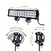 KAWELL 12 Inches 72W Cree Led Light Bar Combo Beams IP67 Waterproof Led Driving Lights for Pickup Jeep offroad Truck Camper Wagon Boat