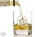 Taylor'd Milestones No. 1 DAD Scotch Glasses, 10 oz Whiskey Glass Set of 2, Diamond Etched Strong on the Rocks Tumbler