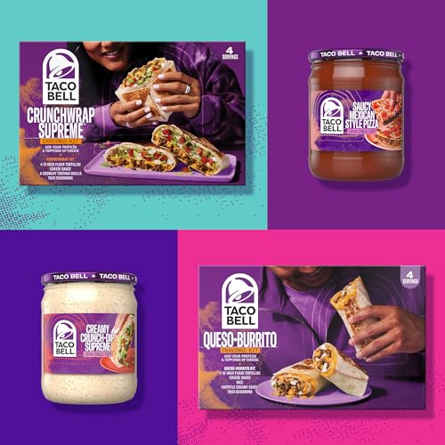 TACO BELL QUESO-BURRITO CRAVINGS KIT, 21.5 OZ BOX