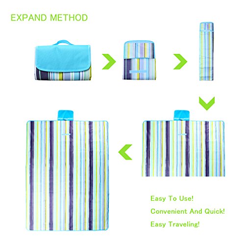 image for StillCool Outdoor Blanket Mat Picnic Blanket Tote Waterproof & Sandpro