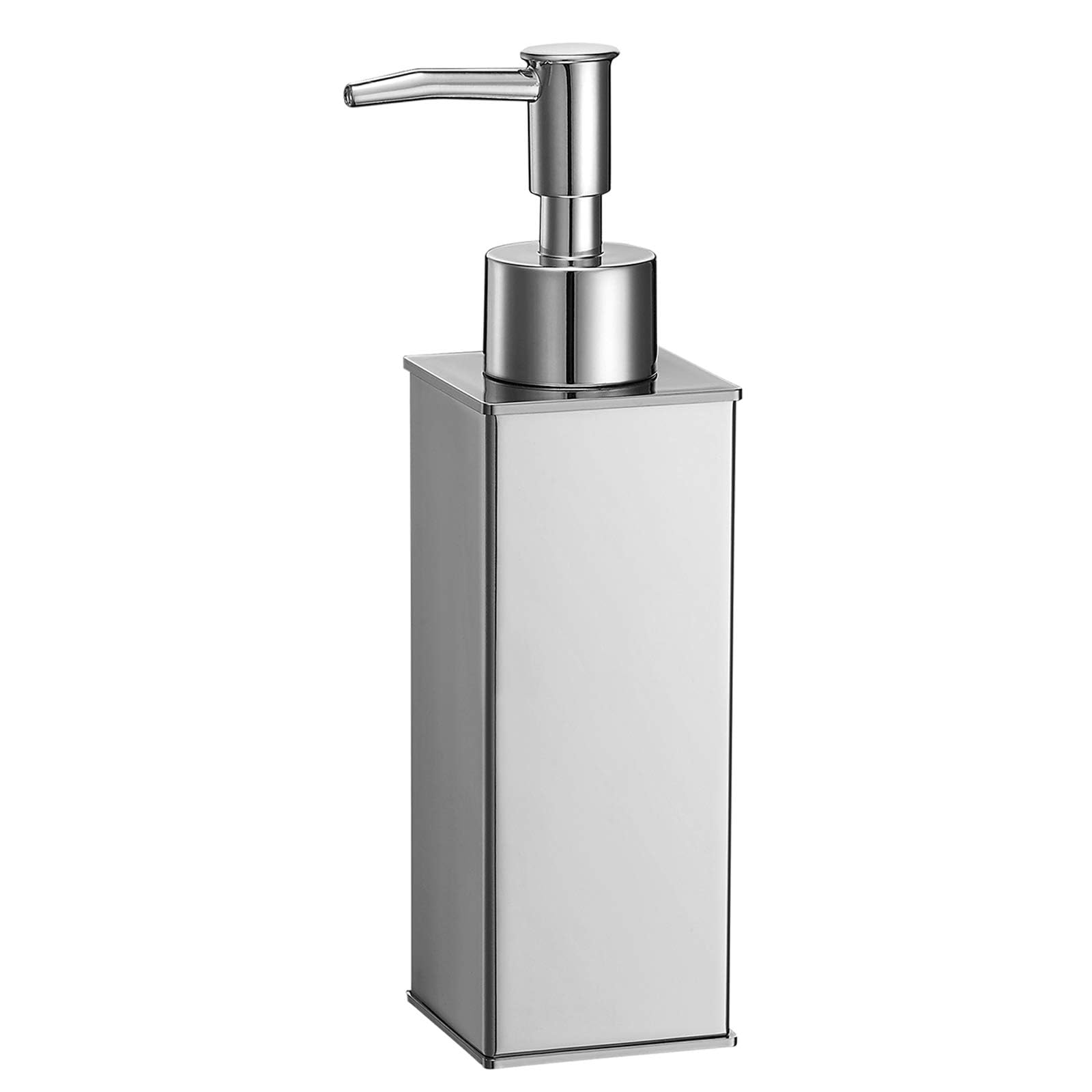 bgl 304 Stainless Steel Standing Soap Dispenser Chrome Shower Gel Dispenser for Bathroom, Kitchen Decor