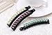 Prettyou Bling Bling Crystal Banana Hair Clip for Women, Pack of 8