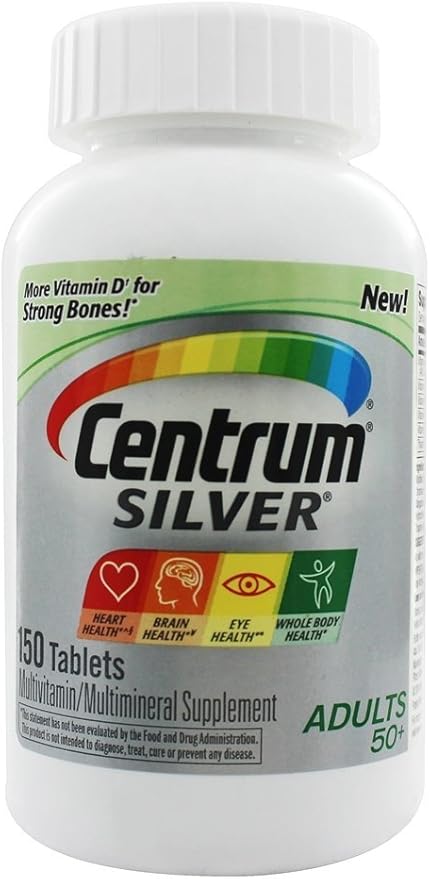 Amazon Com Centrum Silver Tablets 150 Ea Health Personal Care