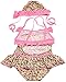 Leopard Baby Toddler Girls Swimwear Bikini Kids Swimsuit (5T(100-110CM))