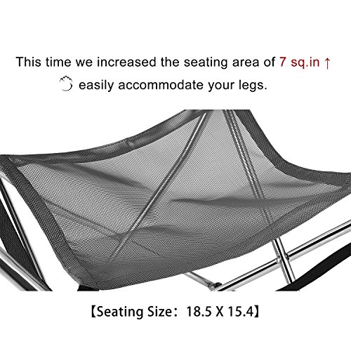 Freshore Canes and Walking Sticks Seat Collapsible 300lbs - Sport Folding Chair Seat Cane 4 Stool Walker for Camping (Heavy Duty Aluminum Alloy 1kg -2.2lb Weight XL Size Blue) - Thumbnail 4