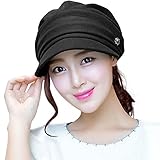 SIGGI Womens Newsboy Cabbie Painter Cap - Poofy in Back 56-58CM