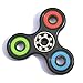 JPDesign Tri Fidget Hand Spinner Toy for Stress and Anxiety Relief (Tri-Color (Black))
