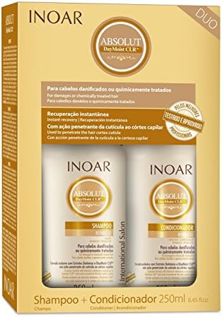 Duo Absolut DayMoist Hair Care Hair Treatment System (250ml x 2) - Inoar