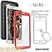 COVRWARE Aegis Series case for LG K7 / Tribute 5 / Escape 3 / Treasure/Phoenix 2, Heavy Duty Dual-Layer Full-Body w/Built-in Screen Protector Rugged Holster Armor Cover Belt Clip Kickstand, Red