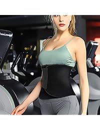 Veeca Waist Trimmer Belt Waist Trainer Belt for Women and Men Weight Loss Wrap Stomach Fat Burner