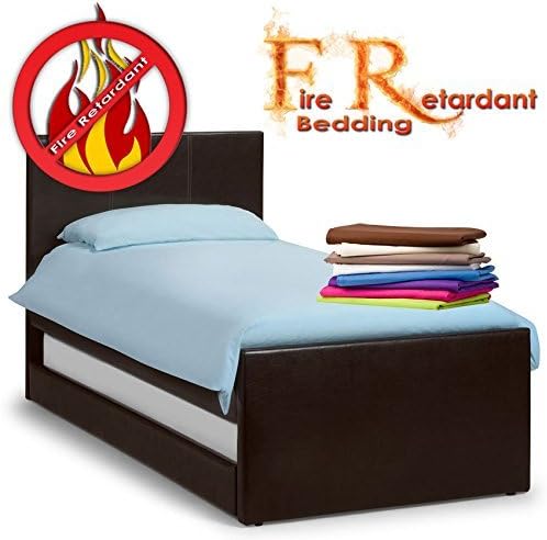 Autumn Nights - Fire Retardant Quilt/Duvet Cover (BS7-175 Crib7)(Navy Blue, Double Size)