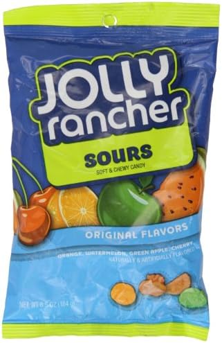 Jolly Rancher Soft and Chewy Sours 184 g (Pack of 2)