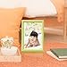 BOJIN 4x6 Inch Picture Frames Plastic Table Top Photo Frame 10x15 CM- Yellow