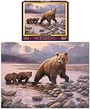 Grizzly Family 500-Piece Puzzle