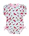 RuffleButts® Baby/Toddler Girls Whimsy Watermelons One Piece Rash Guard - 3-6m