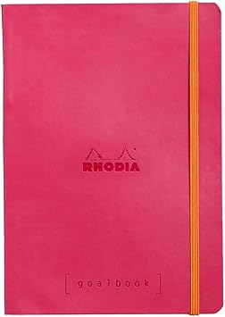 Amazon Com Rhodia Goalbook Journal A5 Dotted Raspberry Office Products