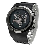 LifeTrak Brite R450 Heart Rate Watch, Midnight Black/Titanium