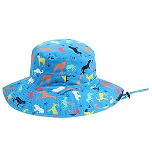 MK MATT KEELY Kids Double-Sided Wear Sun Protection Breathable Sun Hat UPF 50+ Adjustable