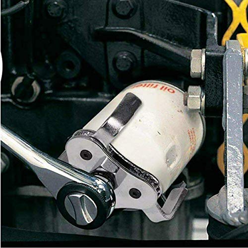 Universal Oil Filter Wrench 3 Jaw Adjustable Oil Filter Removal Tool, 2