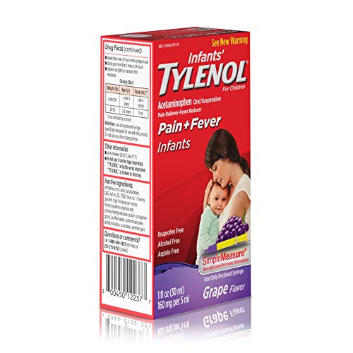 Infants' Tylenol Acetaminophen Liquid Medicine, Grape, 1 fl. oz