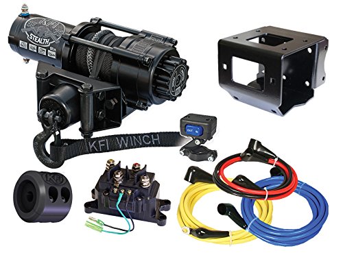 KFI Combo Kit - SE25 Stealth Winch & Mount Kit - 2009-2018 Polaris Sportsman 850 XP, Highlifter