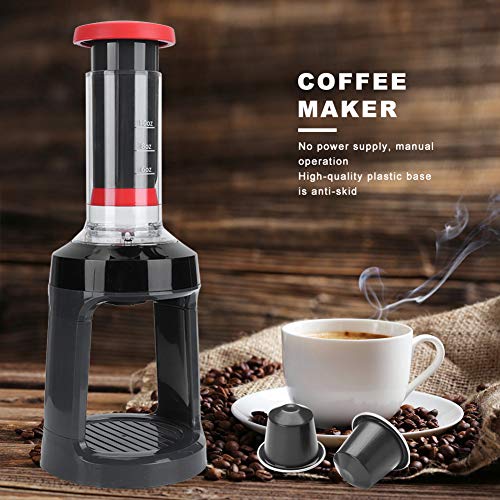 Clasken Tragbare Kaffeemaschine, Kaffeemaschine, Handpressen für Kaffee K-Cup Kapsel – Bild 5