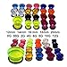 BodyJ4You 20PC Plugs Single Flare Acrylic Ear Gauges 8G 3mm Expander Stretching O-ring Piercing Set