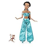 Disney Jasmine Classic Doll with Abu Figure - 11 1/2 Inch