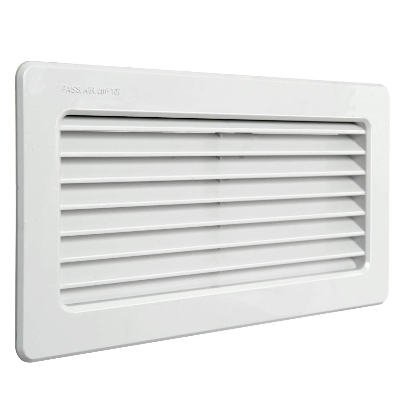 Ventilation C229B Grille Terminal 256x126 mm ABS Recessed White