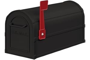 SALSBURY INDUSTRIES Salsbury 4850BLK Heavy Duty Rural Mailbox - Black