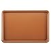 Ayesha Curry Nonstick Bakeware, Nonstick Cookie Sheet / Baking Sheet - 11 Inch x 17 Inch, Copper Brown