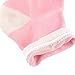 Moisturizing Gel Heel Socks to Treat Cracked Feet Fast Soft Gel Lined Toeless Spa Socks 3 Pairs for Women to Heal Dry Heels Pink