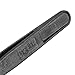 uxcell Black Plastic Slant Flat Tip Anti-static Tweezers 4.7 Inch Length 1pcs