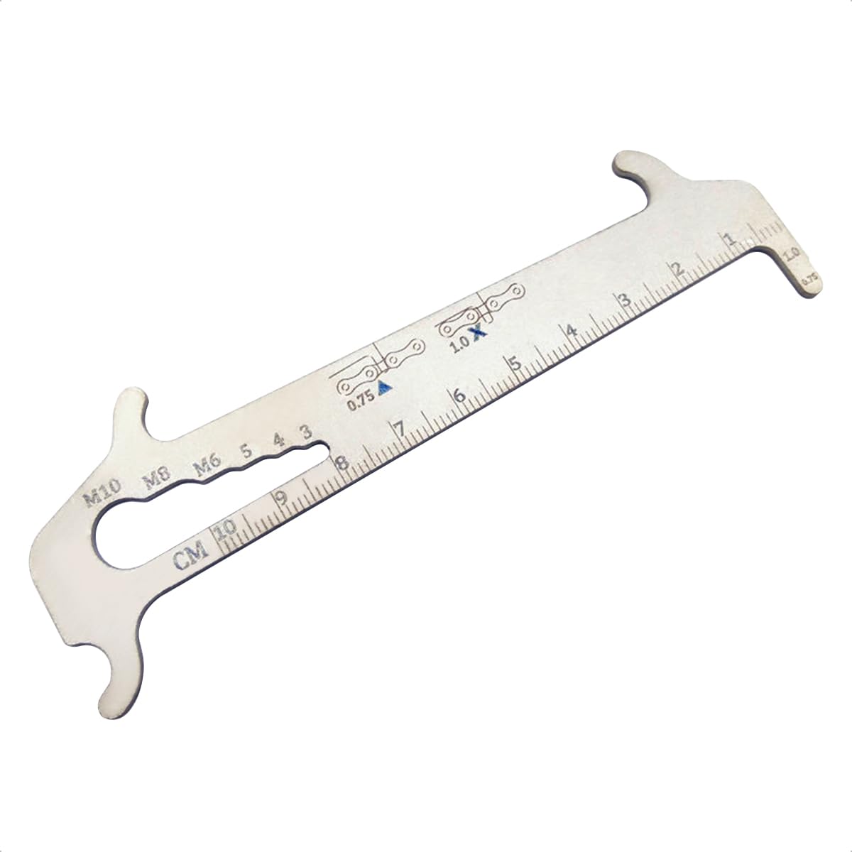 PLAXCON Bicycle Chain Wear Tool for Accurate Maintenance Indicator Chain Checker Tool Measuring Ruler