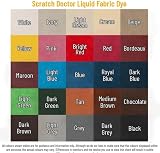 The Scratch Doctor Black Fabric Dye Permanent Fabric Paint for Upholstery view 2