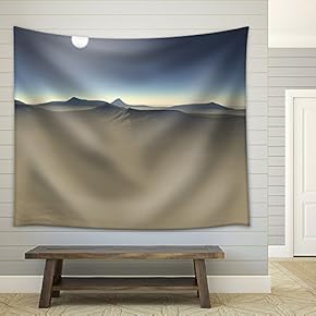 Digital visualization of a Surreal Landscape - Fabric Wall Tapestry Home Decor - 51x60 inches