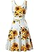 FENSACE Women's Floral Sundress Casual Dresses for Women,18034-9,X-Large