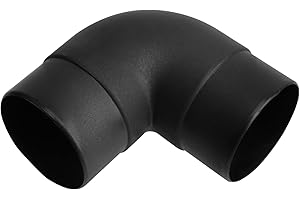 ZYHW 60mm/2.4" Universal Car Air Ducting Pipe Elbow Outlet, L-Shape Elbow Air Diesel Heater Duct Car Heater Warm Air Ducting Pipe Outlet Connector