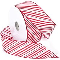 Morex Ribbon 7410.60/50-609 garden, 2.5-In x 50-Yd Red / White