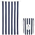 Dock & Bay Beach Towel - Quick Dry, Sand Free - Compact, Lightweight - 100% Recycled - Includes Bag - Cabana - Whitsunday Blue, Extra Large (200x90cm, 78x35)