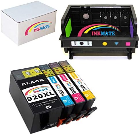 INKMATE Compatible Ink Cartridge Replacement for HP 920XL CD868-30002 for OfficeJet 6000 6500 6500A 7000 7500A 1Black/1…