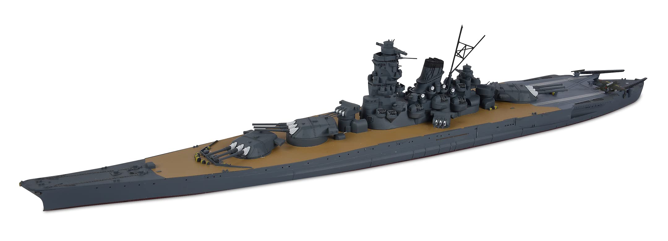 TAMIYA 31114 1:700 Japanese Musashi Battle WL, Model Making, Plastic Construction Kit, Crafts, Hobby, Gluing, Plastic Kit, Multi-Coloured