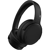 Srhythm NiceComfort 35 (2nd Gen) Hybrid Noise Cancelling Headphones,Wireless Bluetooth 6.0, 5Microphones with ENC,Transparency,Spatial Audio,140H Playtime,Low Latency,Custom EQ via App