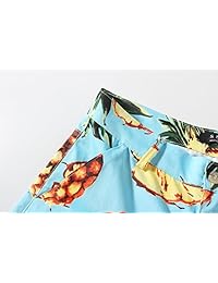 SSLR - Pantalones cortos de piña para hombre, diseño de Aloha
